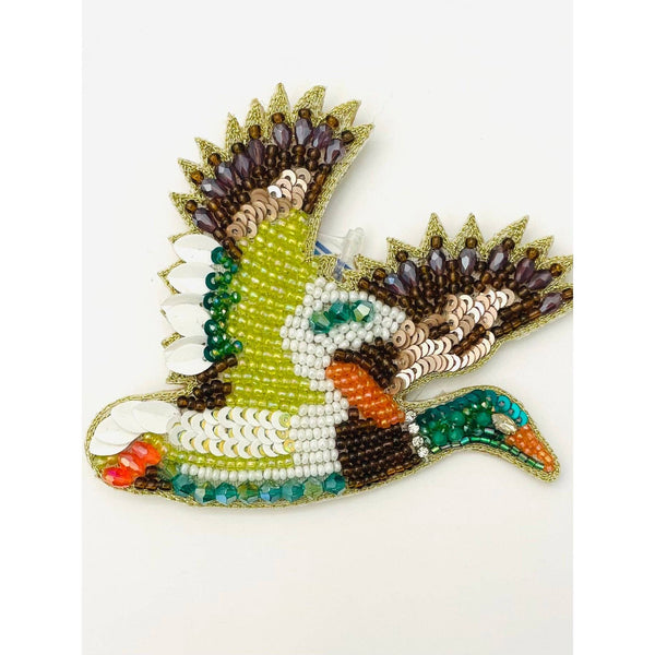 TWO FORTY TWO - FALL - Mallard Necklace (green/brown) BNK1203