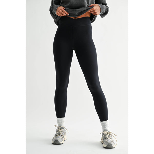 Venice Crossover Waist Leggings