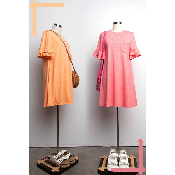 French Terry Pocket Tee Shirt Dress