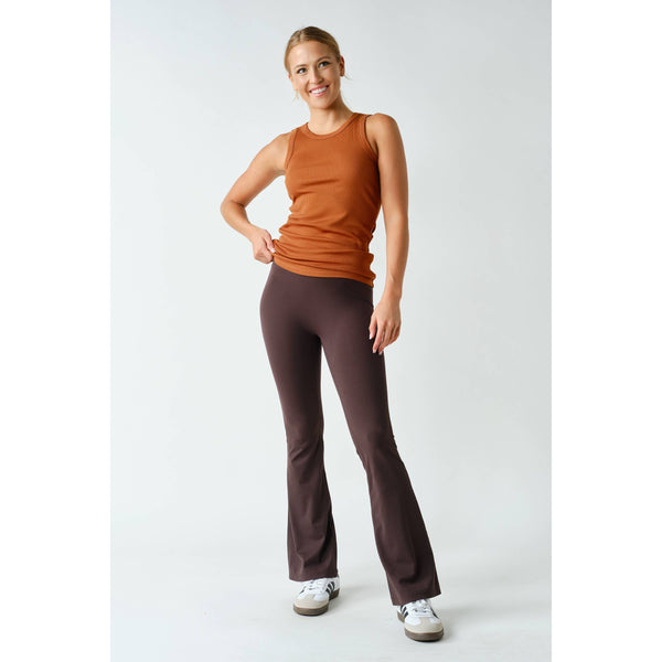 Mono B - Essential Micro-Ribbed Athleisure Tank Top