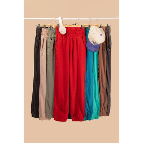 Elasticized Waist Jogger Pants