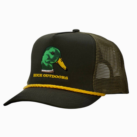 Huck Outdoors - Greenhead - Loden/Gold Rope Hat