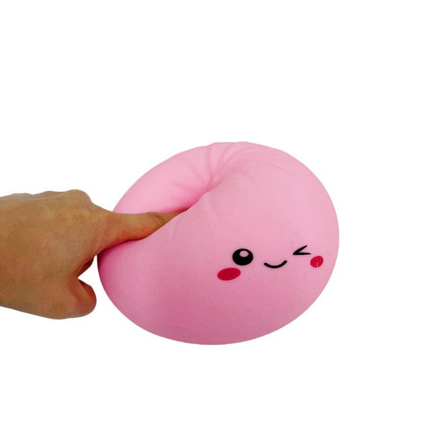 Large Emoji Squishy Dumpling Bun Stress Relief Squeeze Toy