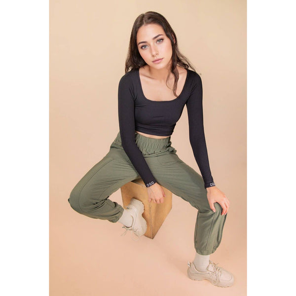 Elasticized Waist Jogger Pants