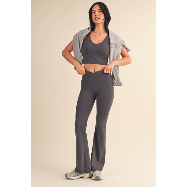 Mineral Wash Cutout Back Layering Sweatshirt