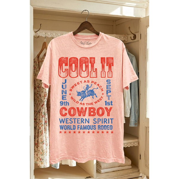 Cool It Cowboy Graphic Top