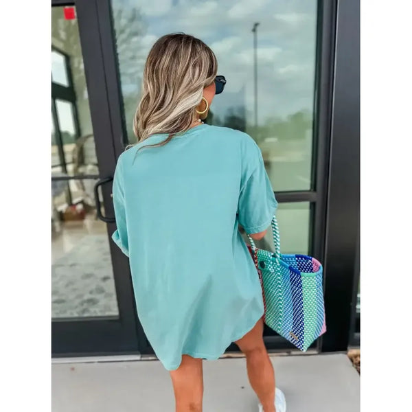 Coastal Cowgirl Surf Club Seafoam Graphic Tee