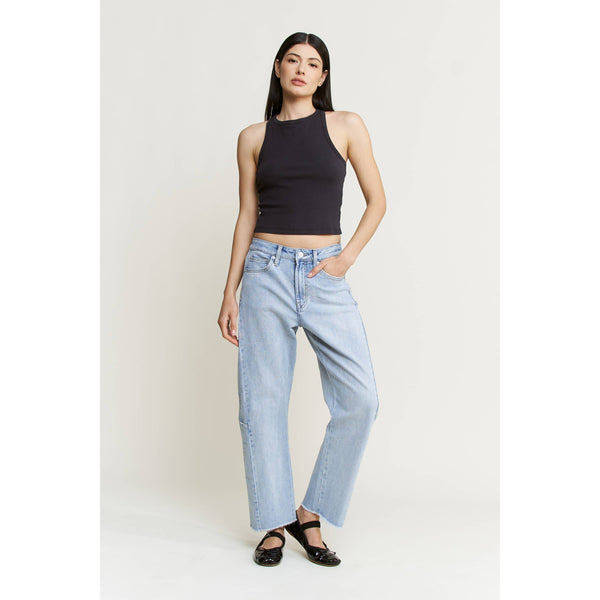 Mica Denim Super High Barrel Leg Jeans