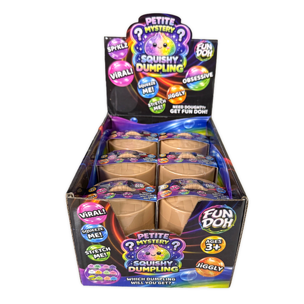 Novelty Brands - Fun Doh Petite (Mini) 2.5" Mystery Dumpling Squishy Toy