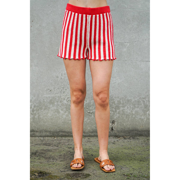 Coastal Stripe Knit Shorts