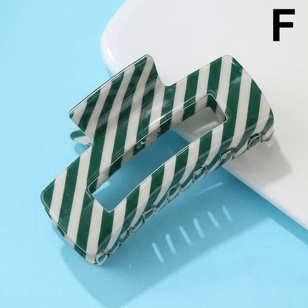 JOSSLYN by wall to wall - Holiday & Christmas Tree Stripe Hair Claw Clips | 40H1125