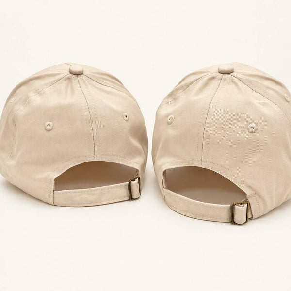 JOSSLYN by wall to wall - Happy Holidays Embroidered Polka Dot Baseball Cap | 40HW762