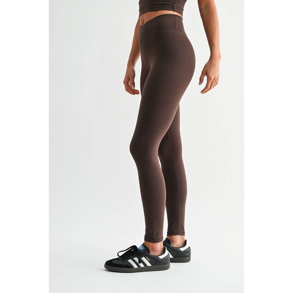 Venice Crossover Waist Leggings