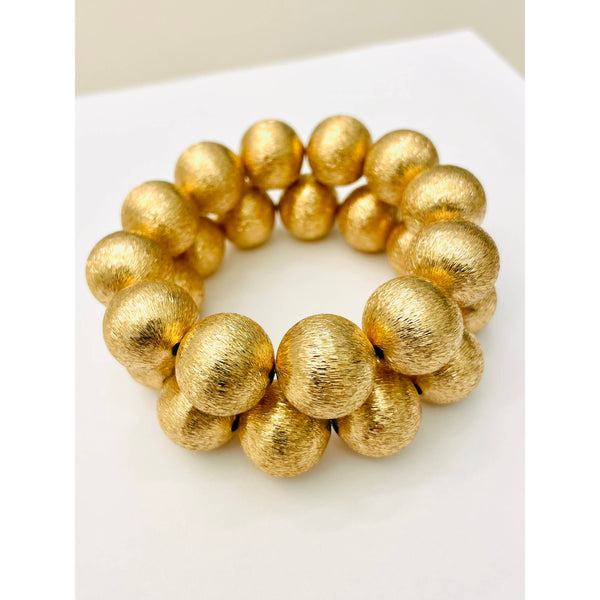 Gold Big Ball Bracelet