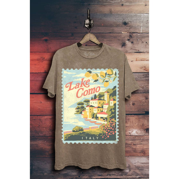 Lake Como Italy Graphic Top
