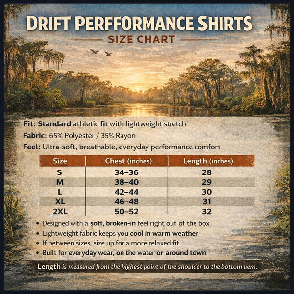 Honey Hole Outdoors - Drift Performance Tee - Rockport Camo