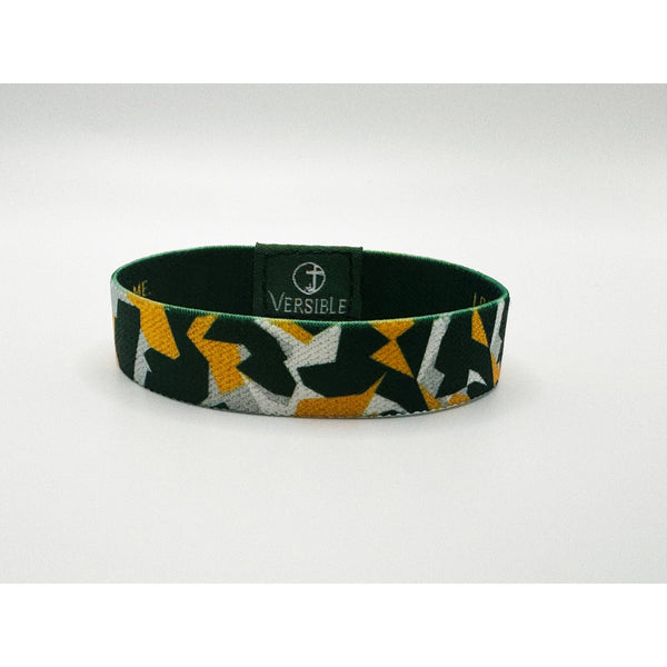 Versible - Team Camo / Philippians 4:13 Wristband