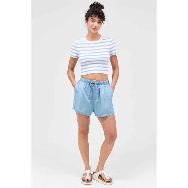 Lyocell Drawstring Shorts