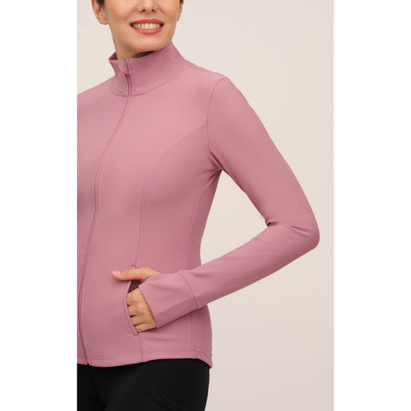 Ribbed Full Performance Full Zip Jacket