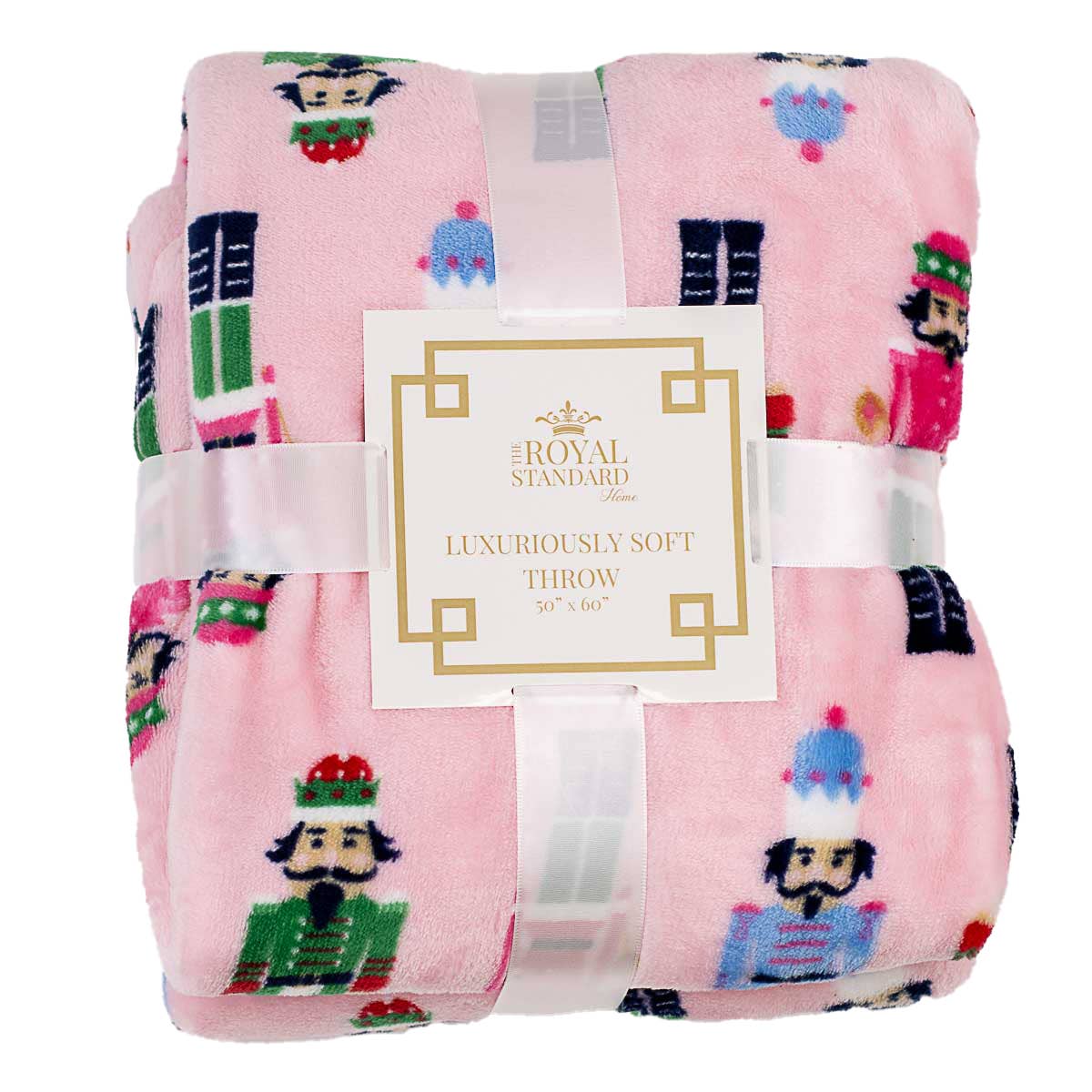 The Royal Standard - Nutcracker March Throw   Pink/Multi   50x60