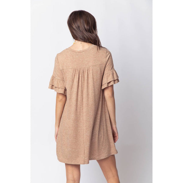 French Terry Pocket Tee Shirt Dress