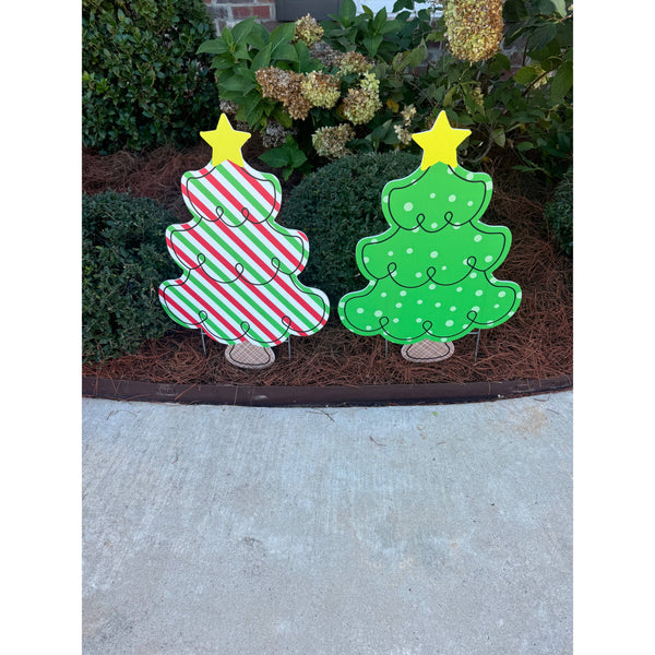 Little Green Polkadot Tree Decor by Lovely Reese