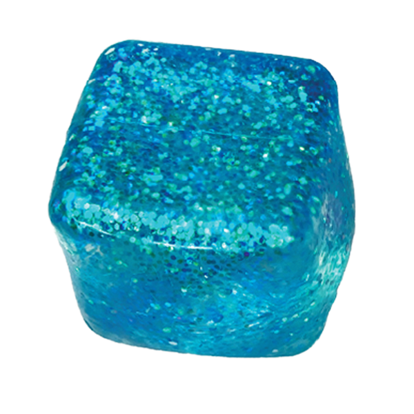 Fun Doh Glow in the Dark Squishy Sparkle Cube