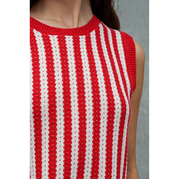 Coastal Stripe Knit Tank