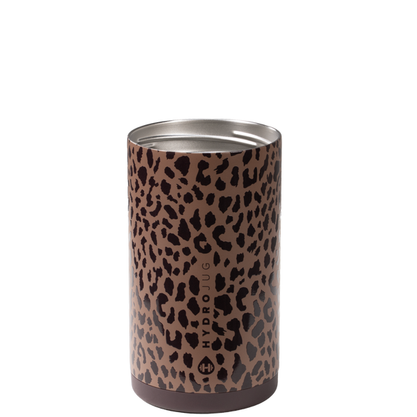 HydroJug - Brown Leopard HydroJug 16 oz Can Cooler
