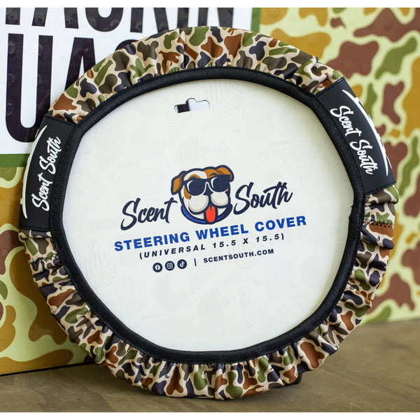 Scent South - Duck camo - Steering wheel cover