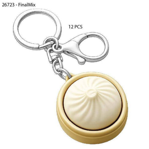 Fun Doh Dumpling Light-Up Click Fidget Keychain
