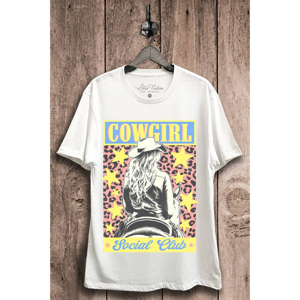 Cowgirl Social Club Graphic Top