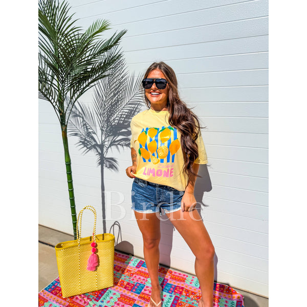 Limone Graphic Tee on Butter