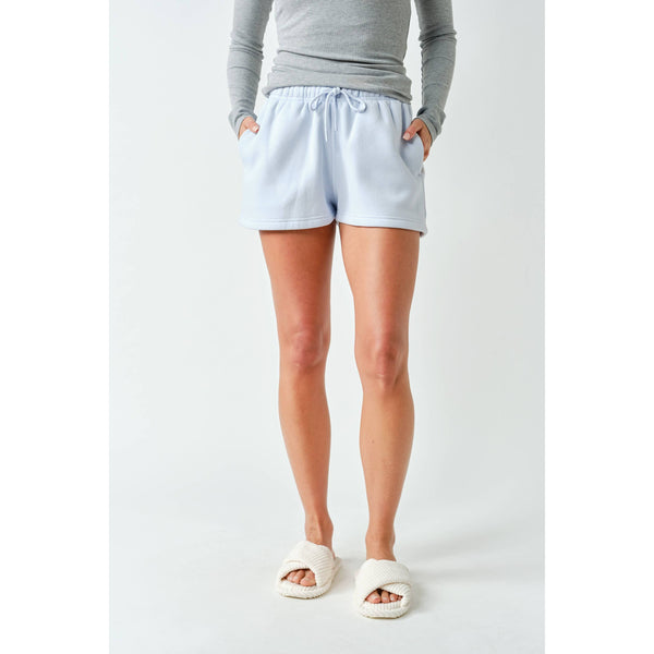 Cotton Blend Sweat Shorts