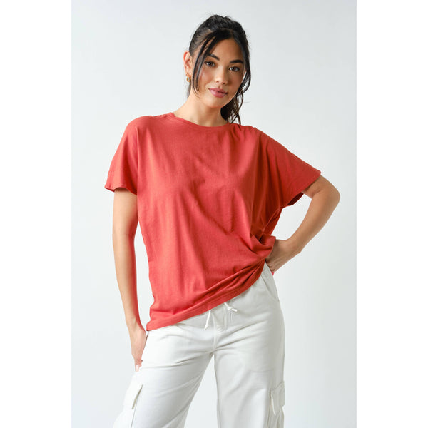 Shoreline Pima Cotton Slouchy Tee