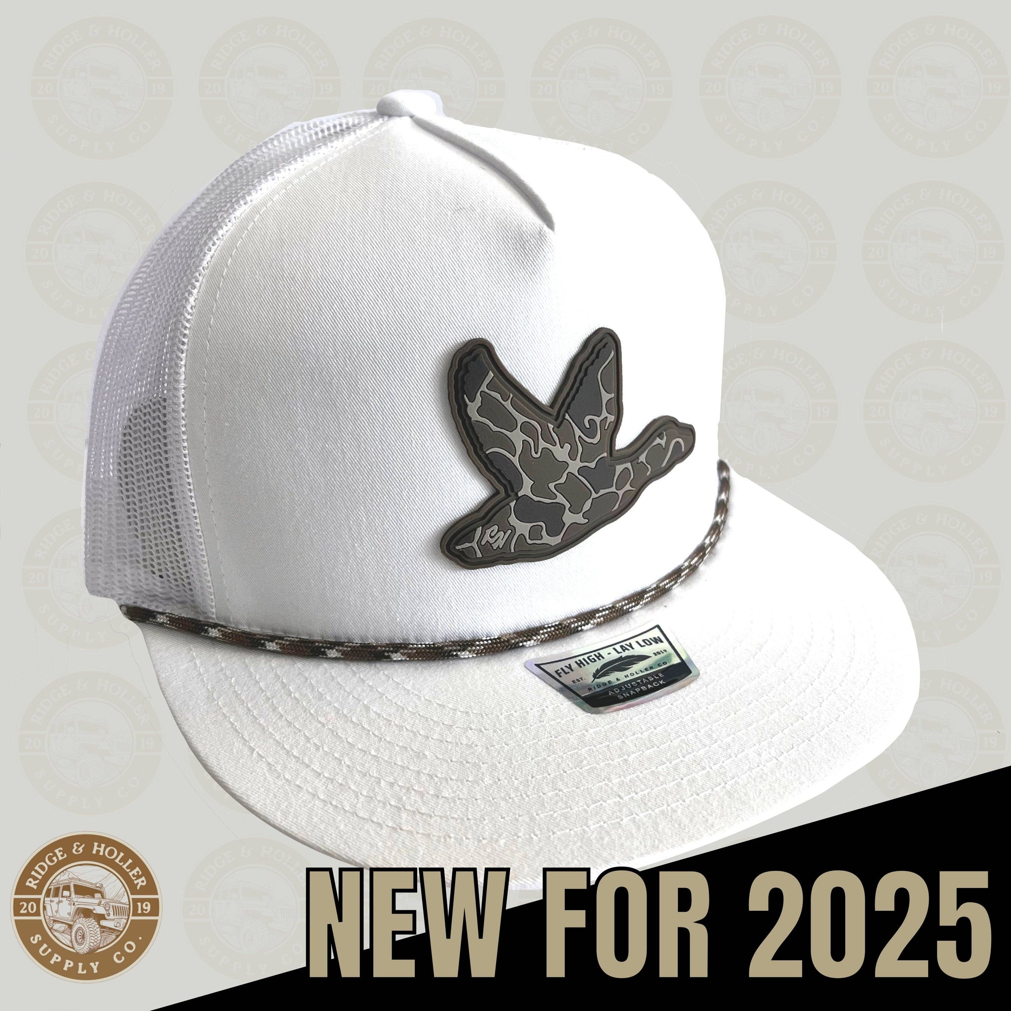 Ridge&Holler - Marshland Shadow Moss White Hat