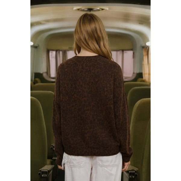 Leopard Button Down Cardigan