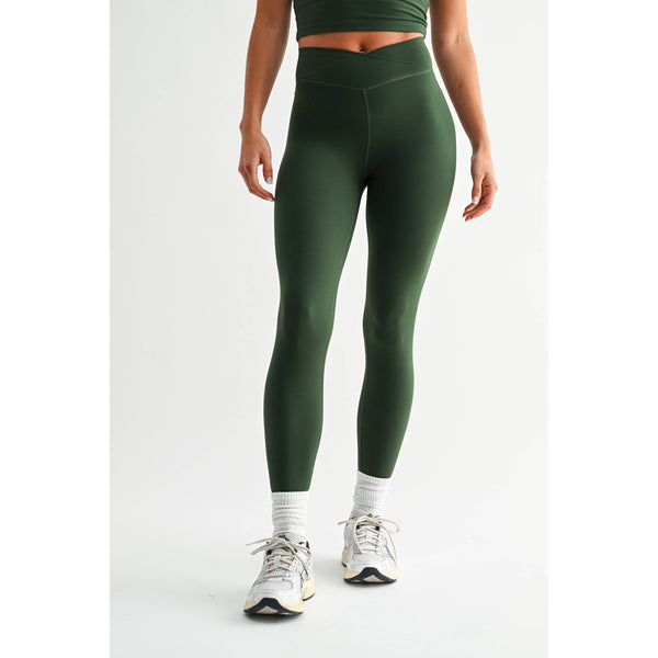 Venice Crossover Waist Leggings