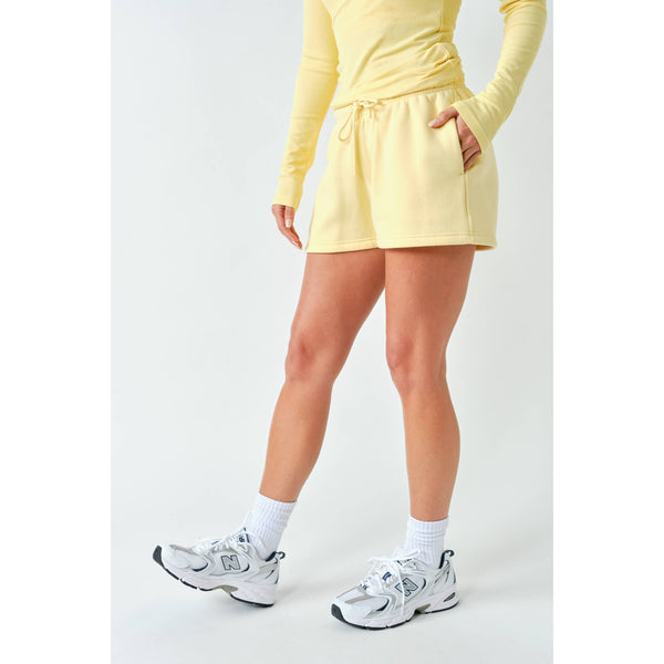 Cotton Blend Sweat Shorts