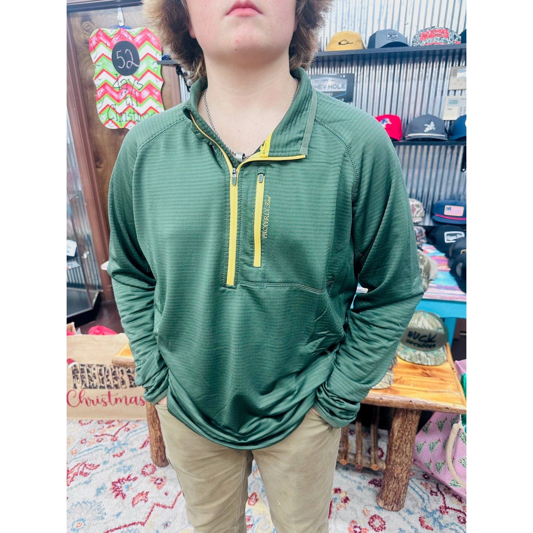 Properly Tied Pullover - Forest