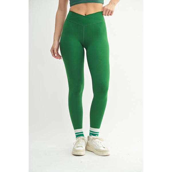 Venice Crossover Waist Leggings