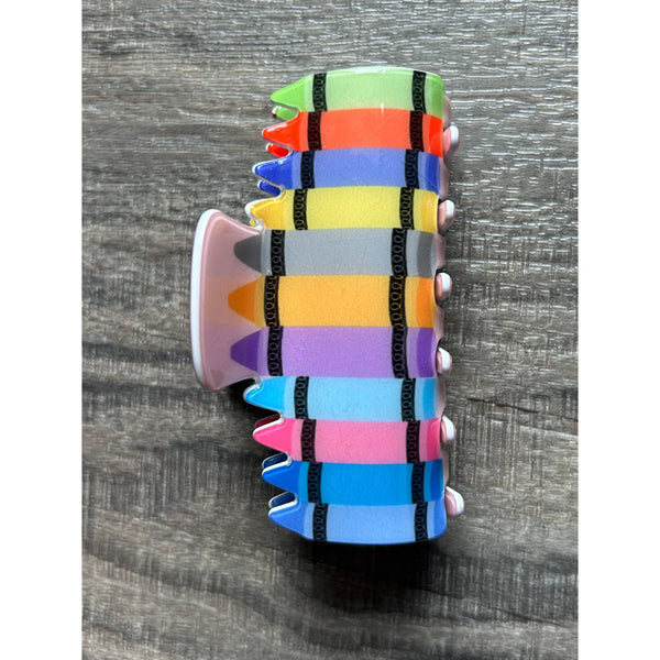 Teacher Theme Claw Hair Clip