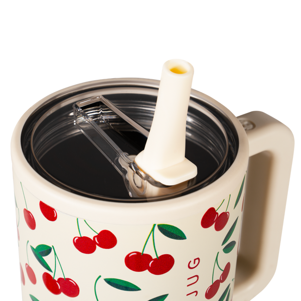 HydroJug - Cherries HydroJug 32 oz Traveler Tumbler