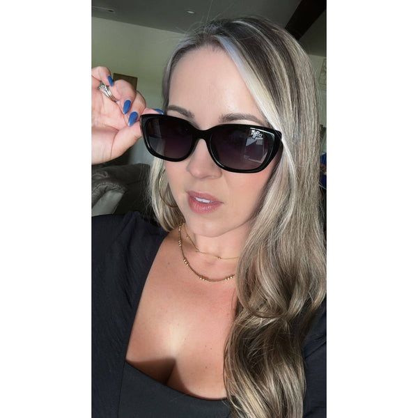 DAX Eyewear - Jade - Women's Small Cat Eye Polarized Sunglasses