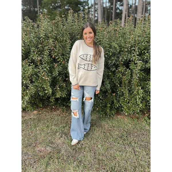 Double Fish Intsaria Sweater