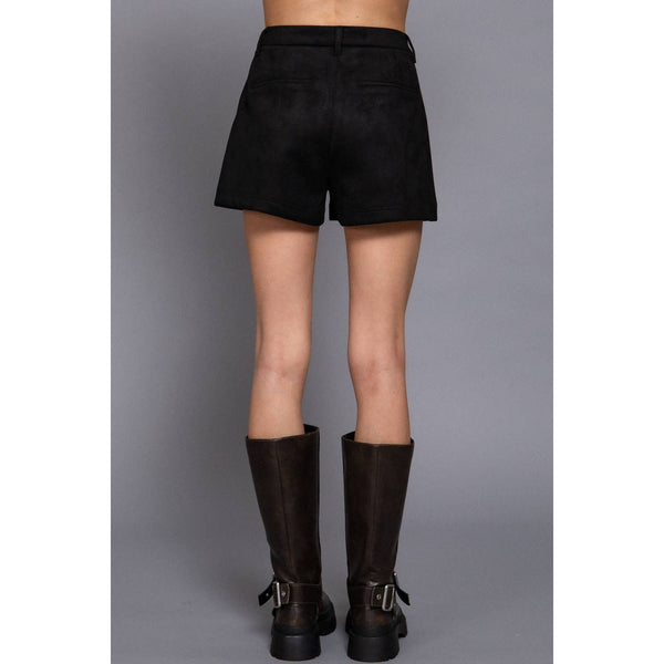 Faux Suede Shorts