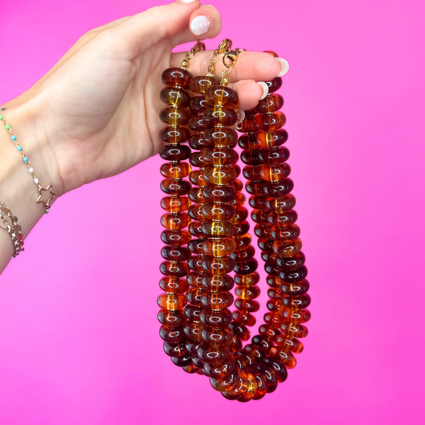 Taylor Shaye Designs - Tortoise Beaded Necklace