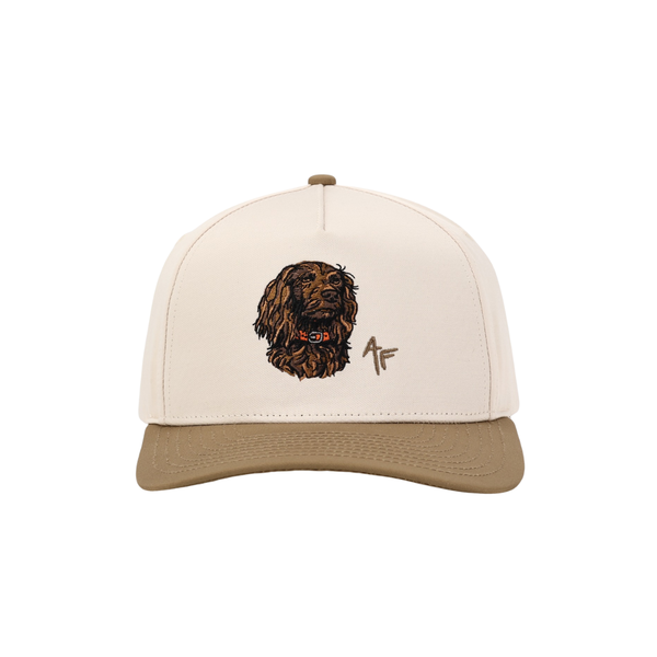 American Fetcher  The Boykin  Cream Brown Bill Hat