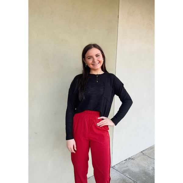 Slub Hacci Long Sleeve T Shirts