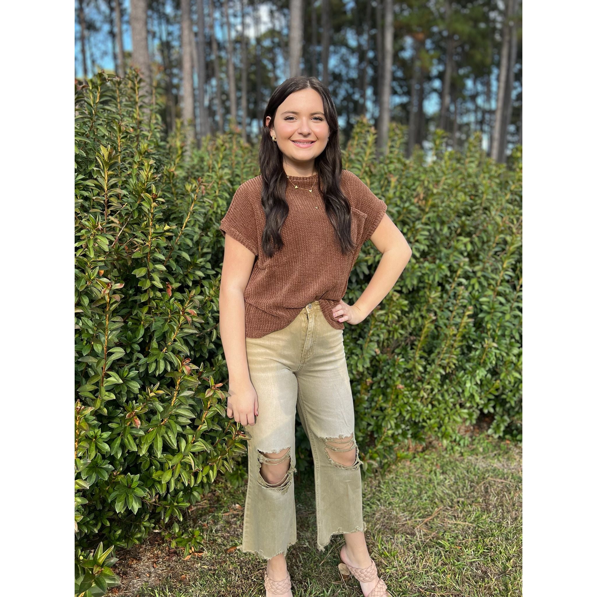 Cocoa Cozy Chenille Sweater